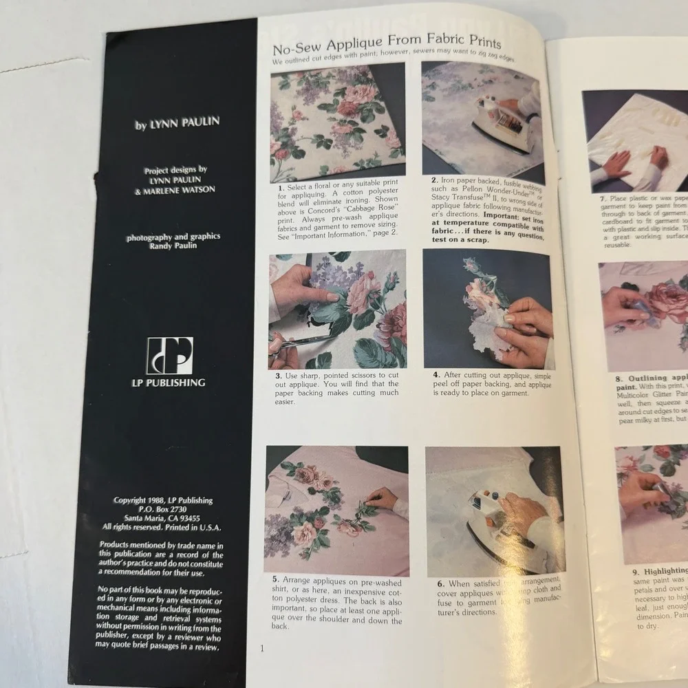 Lynn Paulin's‎ Step-By-Step Wearable Art, Sweats & T's Instruction Booklet